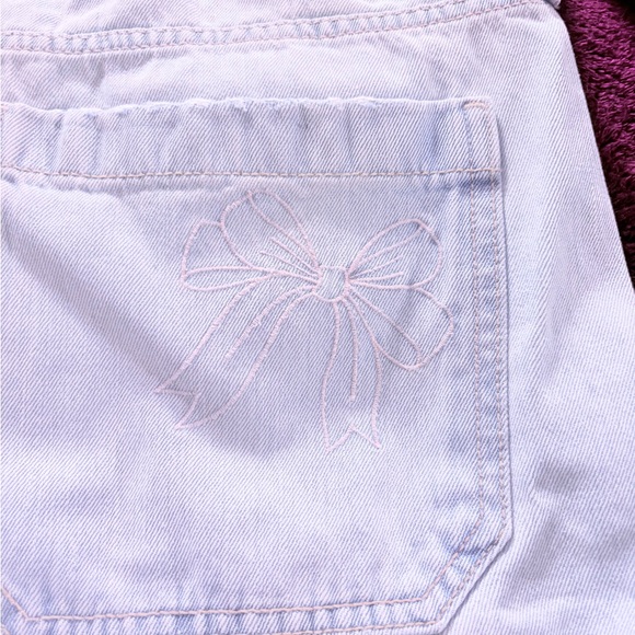 Hollister Lavender Jean Shorts - Picture 5 of 6